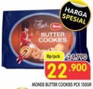Promo Harga Monde Butter Cookies 150 gr - Superindo