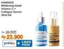 Promo Harga Hanasui Serum Vit C Collagen, Gold 20 ml - Indomaret
