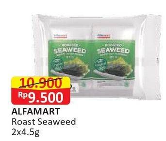 Promo Harga ALFAMART Roasted Seaweed per 2 pck 4 gr - Alfamart