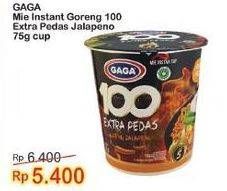 Promo Harga Gaga 100 Extra Pedas Goreng Jalapeno 75 gr - Indomaret