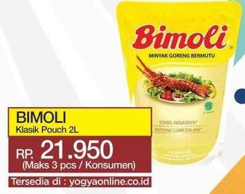 Promo Harga BIMOLI Minyak Goreng 2 ltr - Yogya