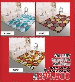 Promo Harga VALLERY Karpet Soft  - LotteMart