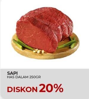 Promo Harga Daging Has Dalam (Tenderloin) per 250 gr - Yogya