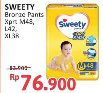 Promo Harga Sweety Bronze Pants Dry X-Pert M48, L42, XL38 38 pcs - Alfamidi