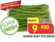 Promo Harga Baby Buncis Perancis 250 gr - Superindo