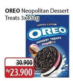 Promo Harga Oreo Festive Dessert Treats Neopolitan 393 gr - Alfamidi