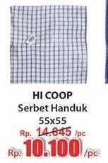 Promo Harga Hi Coop Serbet Handuk 55 X 55 Cm  - Hari Hari