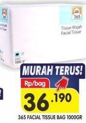 Promo Harga 365 Facial Tissue 1000 gr - Superindo