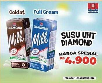 Promo Harga Diamond Milk UHT 200 ml - Alfamidi