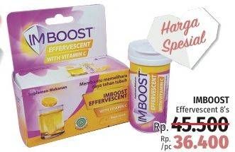 Promo Harga IMBOOST Effervescent with Vitamin C 8 pcs - LotteMart