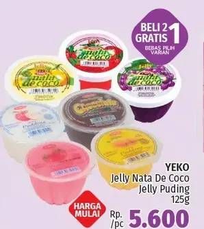 Promo Harga YEKO Pudding All Variants 125 gr - LotteMart