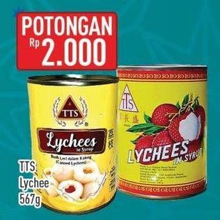 Promo Harga TTS Lychees In Syrup 567 gr - Hypermart