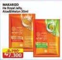 Promo Harga Makarizo Hair Energy Fibertherapy Hair & Scalp Creambath Royal Jelly, Aloe Melon 30 gr - Alfamart