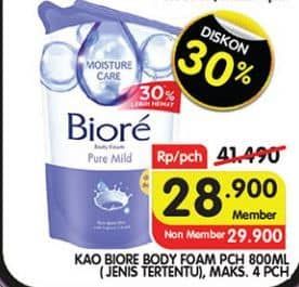 Promo Harga Biore Body Foam Beauty 800 ml - Superindo