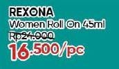 Promo Harga Rexona Deo Roll On 45 ml - Guardian