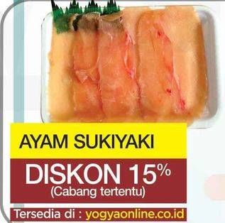 Promo Harga Ayam Sukiyaki per 100 gr - Yogya