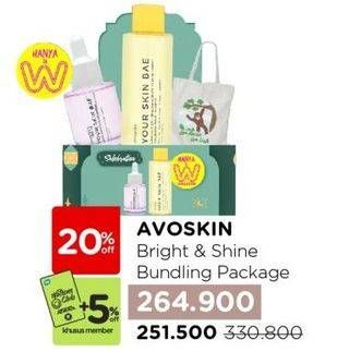 Promo Harga Avoskin Bright & Shine Package  - Watsons
