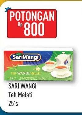 Promo Harga Sariwangi Teh Melati 25 pcs - Hypermart