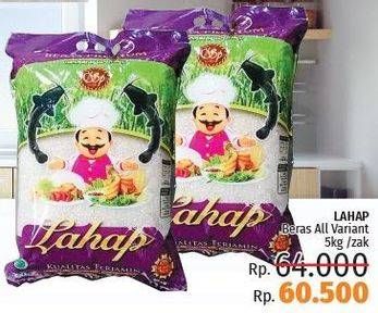 Promo Harga BERAS LAHAP Beras 5 kg - LotteMart