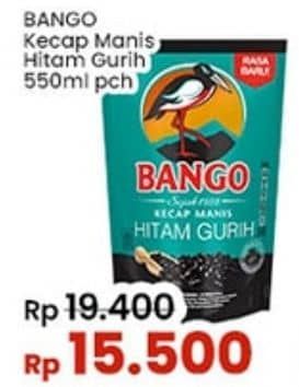 Promo Harga Bango Kecap Manis Hitam Gurih 550 ml - Indomaret