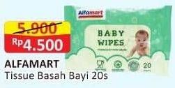 Promo Harga ALFAMART Tisu Basah Bayi 20 pcs - Alfamart