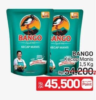 Promo Harga Bango Kecap Manis 1525 gr - LotteMart