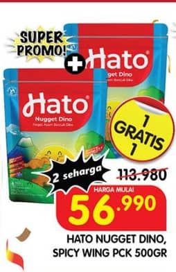Promo Harga Hato Nugget/Spicy Wing  - Superindo
