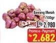 Promo Harga Bawang Merah per 100 gr - Hypermart