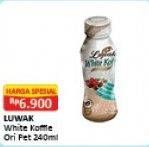 Promo Harga Luwak White Koffie Ready To Drink per 2 botol 240 ml - Alfamart