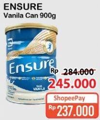 Promo Harga ENSURE Nutrition Powder FOS Vanila 900 gr - Alfamart