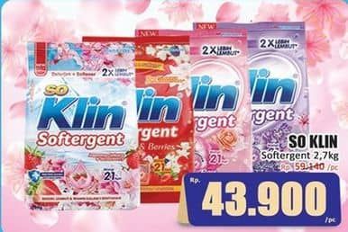 Promo Harga So Klin Softergent 2700 gr - Hari Hari