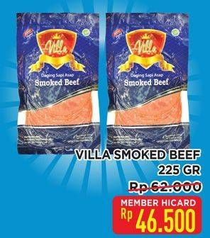 Promo Harga Villa Smoked Beef 225 gr - Hypermart