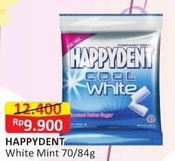 Promo Harga HAPPYDENT Cool White Permen Karet 84 gr - Alfamart