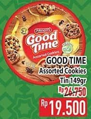 Promo Harga Good Time Chocochips Assorted Cookies Tin 149 gr - Hypermart