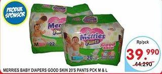 Promo Harga MERRIES Pants Good Skin M22, L20  - Superindo