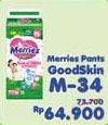 Promo Harga Merries Pants Good Skin M34 34 pcs - Alfamidi