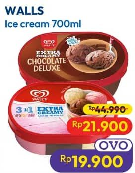Promo Harga Walls Ice Cream 700 ml - Hypermart