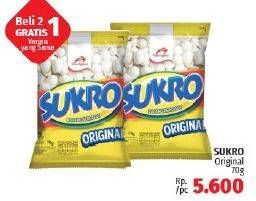 Promo Harga DUA KELINCI Kacang Sukro Original 70 gr - LotteMart