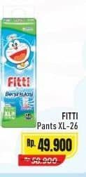 Promo Harga Fitti Pants XL26 26 pcs - Alfamart