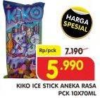 Promo Harga KIKO Ice Stick All Variants per 10 pcs 70 ml - Superindo