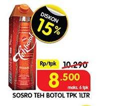 Promo Harga Sosro Teh Botol 1000 ml - Superindo