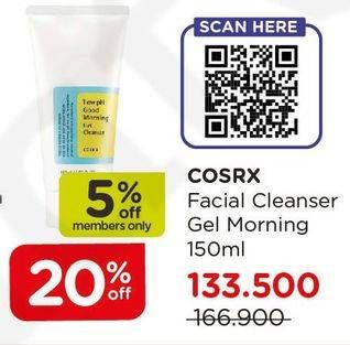 Promo Harga COSRX Low PH Good Morning Gel Cleanser 150 ml - Watsons