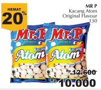Promo Harga MR.P Kacang Atom Original 130 gr - Giant