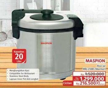 Promo Harga MASPION MRJ-210BS  - Lotte Grosir