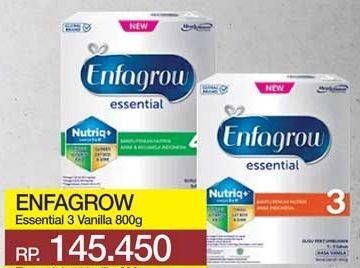 Promo Harga ENFAGROW Essential 3 Susu Formula Vanila 800 gr - Yogya