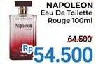 Promo Harga Napoleon Eau De Toilette Rouge 100 ml - Alfamidi