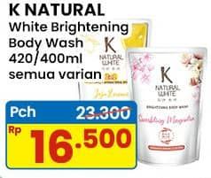 Promo Harga K Natural White Body Wash All Variants 400 ml - Indomaret