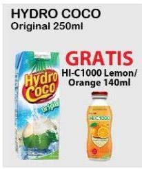 Promo Harga HYDRO COCO Minuman Kelapa Original 250 ml - Alfamart