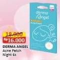 Promo Harga Derma Angel Acne Night 6 pcs - Alfamart