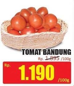 Promo Harga Tomat Bandung per 100 gr - Hari Hari